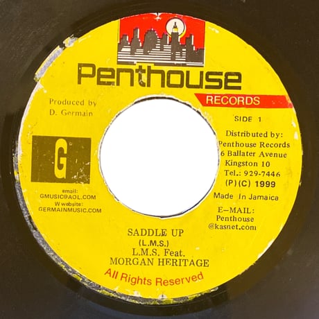 SADDLE UP / L.M.S. & MORGAN HERITAGE (7インチレコード)