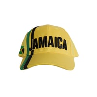 JA直輸入 JAMAICA CAP stripe/ Yellow