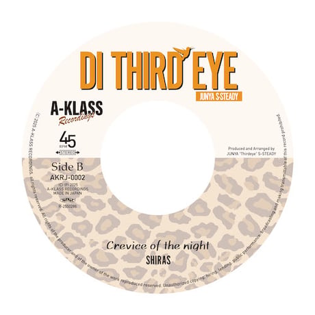 いかれた BABY / JUNYA "Thirdeye" S-STEADY (7インチレコード)