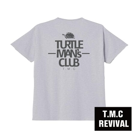 TURTLE MAN's CLUB "TMC復刻デザインT-SHIRTS" SPORTS GRAY