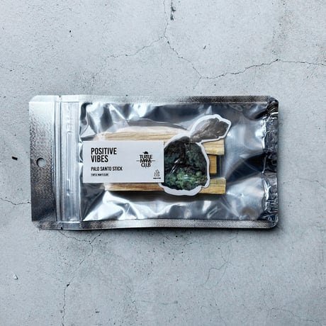 RESTOCK!! TURTLE MAN's CLUB "POSITIVE VIBES PALO SANTO" with 選べる５種類STICKER