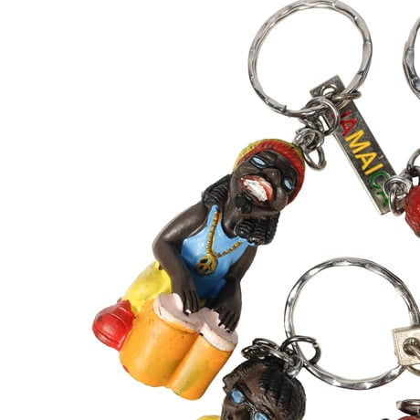ジャマイカ直輸入　"RASTAMAN"　フィギア  KEYRING