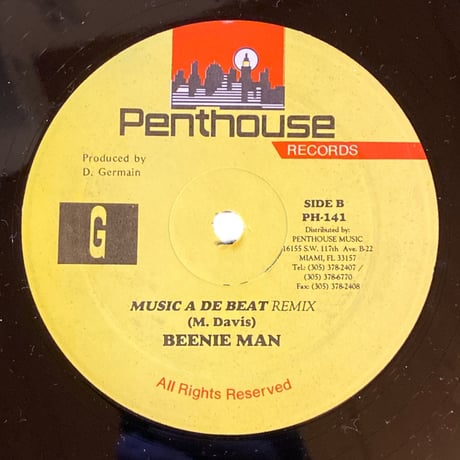 MUSIC A DE BEAT / BEENIE MAN (12インチレコード)
