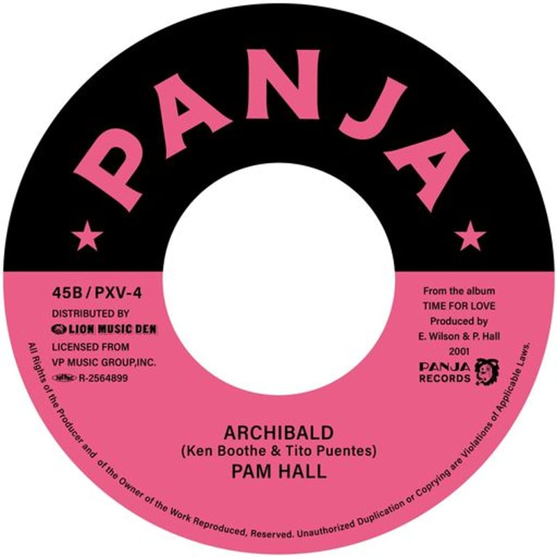 PAM HALL - HUMANITY c/w ARCHIBALD (7インチレコード) 【予