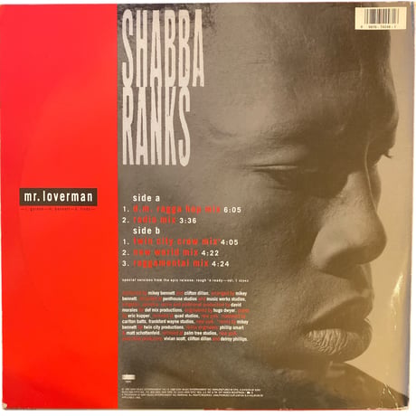 MR.LOVERMAN / SHABBA RANKS (12インチレコード)