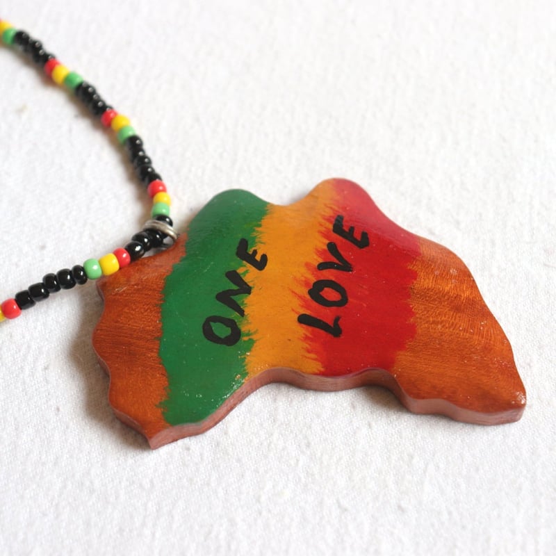 ⚪︎JA直輸入 ONE LOVE AFRICA ネックレス | レゲエとジャマイカグッズ