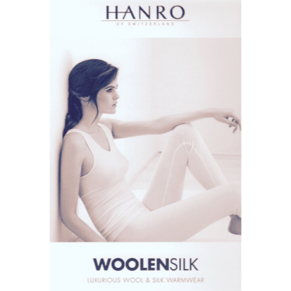 ハンロシルクウールショーツXS アイボリー