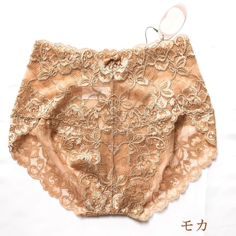 Linge de H  総レースショーツ　〈Ｌサイズ〉