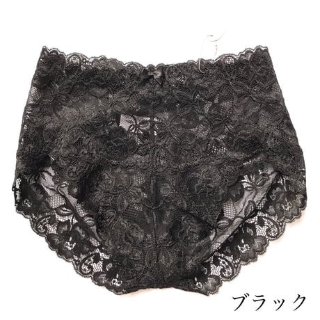 Linge de H  総レースショーツ　〈Ｌサイズ〉