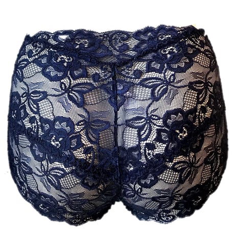 Linge de H  総レースショーツ　〈Ｌサイズ〉