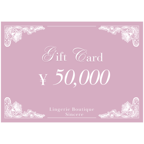Gift Card　ギフトカード