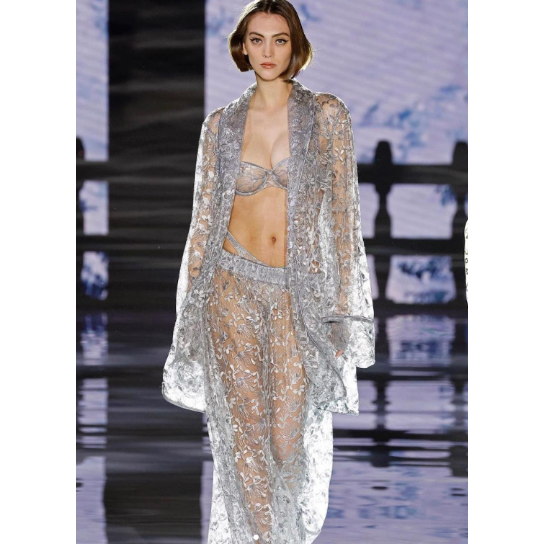 ANDRES SARDA ボディー ANDRES SARDA ブラジャー＆タンガ カラー/シルバー | Lingerie