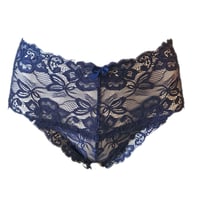 Linge de H  総レースショーツ　〈Ｌサイズ〉