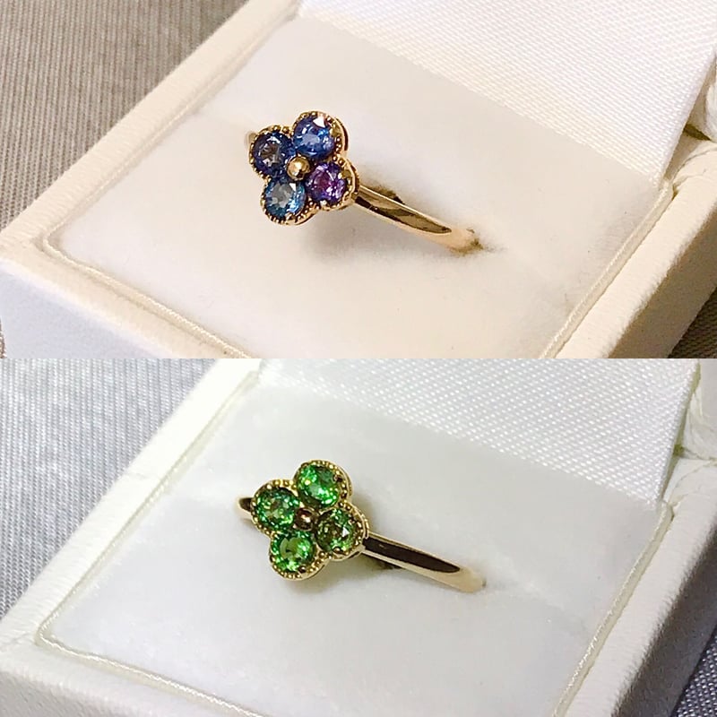 【新品】極上カラーチェンジ 4mm 天然アレキサンドライト リング　11号 新品】極上カラーチェンジ 4mm 天然アレキサンドライト リング 11号