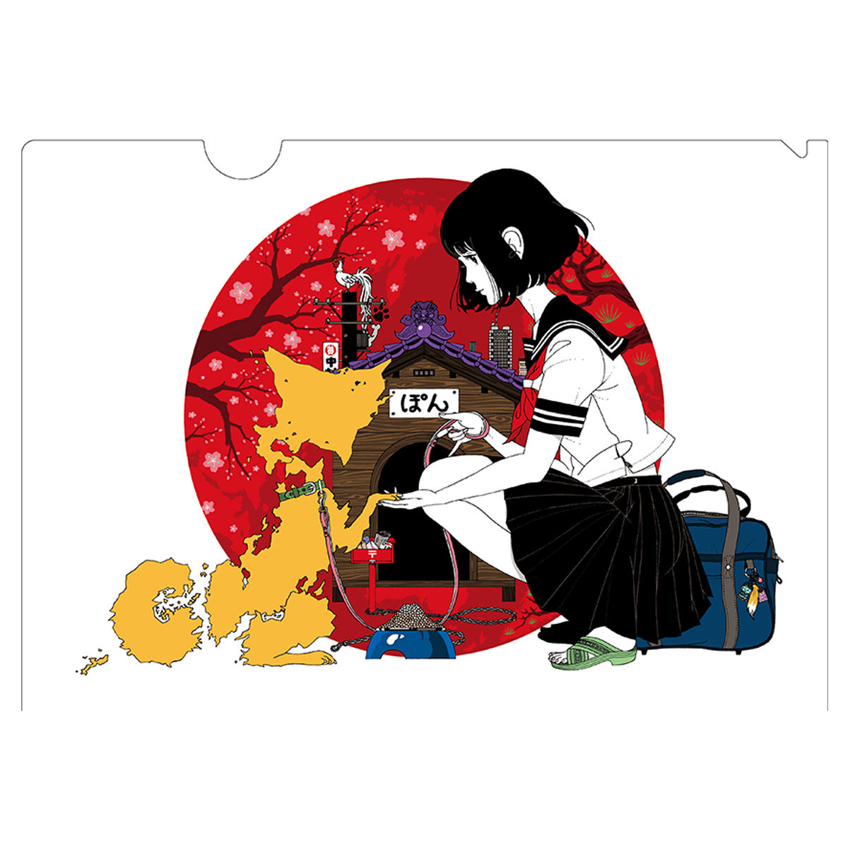 クリアファイルJ（ニッポン） | YUSUKE NAKAMURA GOODS