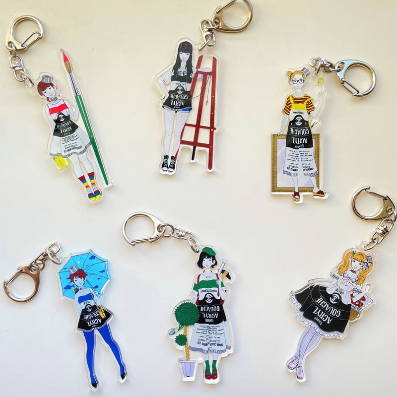 全6種】アクリルキーホルダー | YUSUKE NAKAMURA GOODS