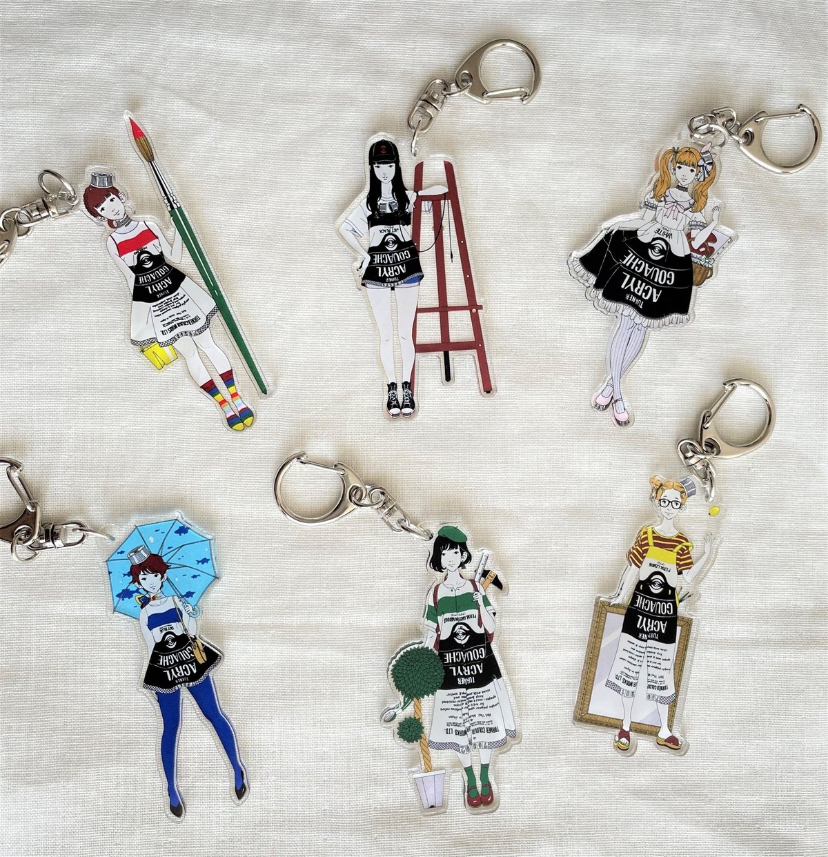 全6種】アクリルキーホルダー | YUSUKE NAKAMURA GOODS
