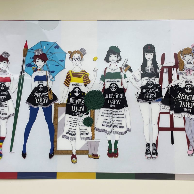 クリアファイル L（タナ子ちゃん） | YUSUKE NAKAMURA GOODS