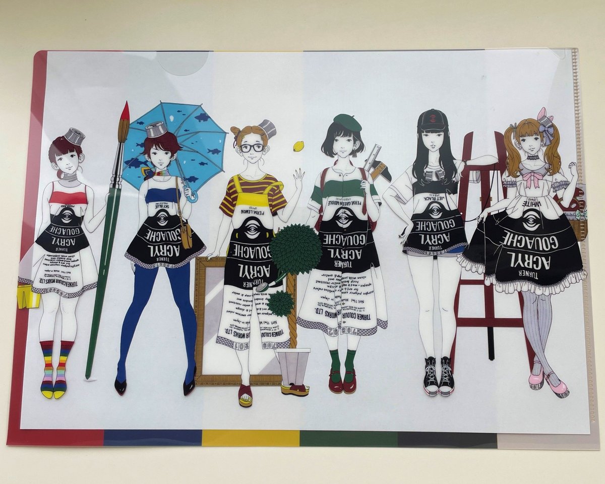 クリアファイル L（タナ子ちゃん） | YUSUKE NAKAMURA GOODS