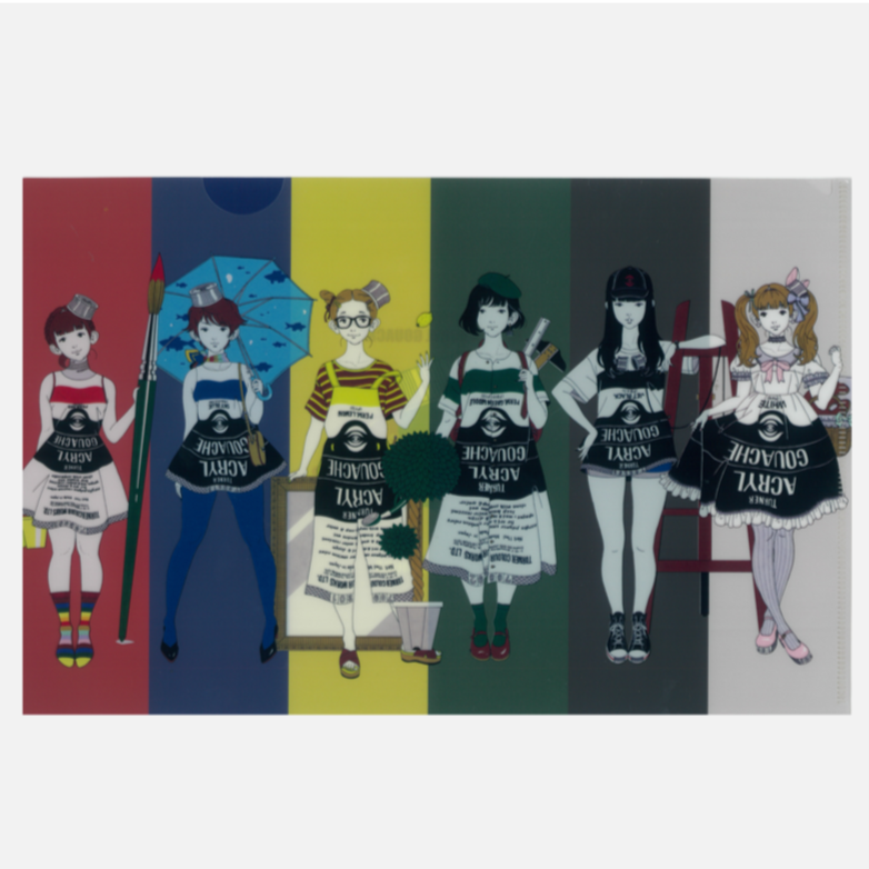 クリアファイル L（タナ子ちゃん） | YUSUKE NAKAMURA GOODS