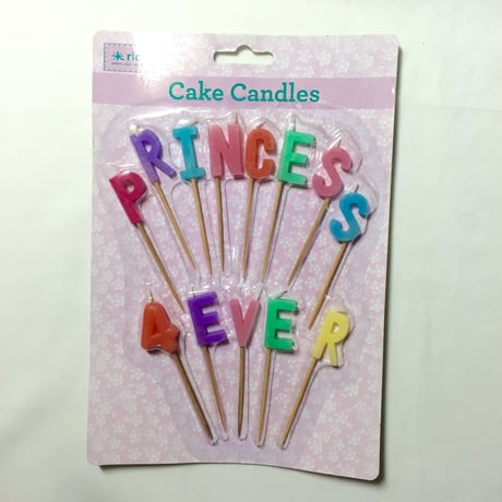 Princess 4ever ケーキキャンドル