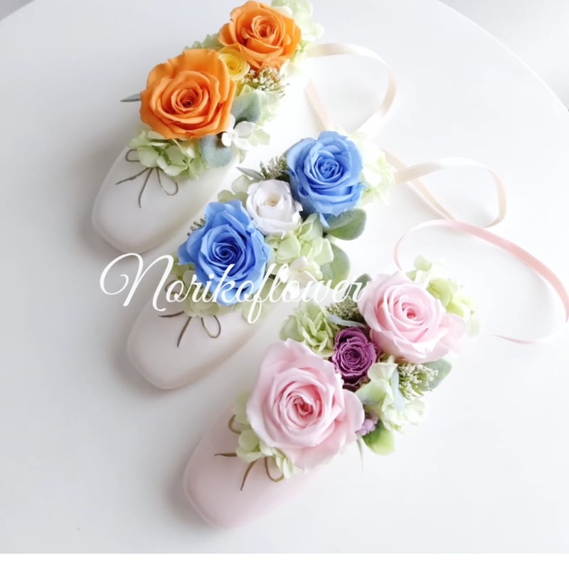 バレエ プリザーブドフラワー バレエシューズ ピンクローズ 発表会