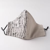 インナーパット付き布マスク　徳田秋聲『縮図』 L size　002