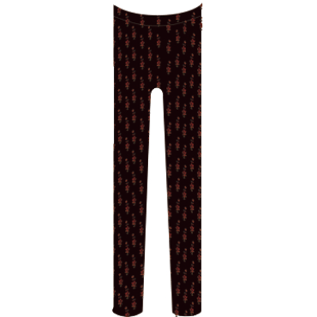 野焼 タイツ 小紋