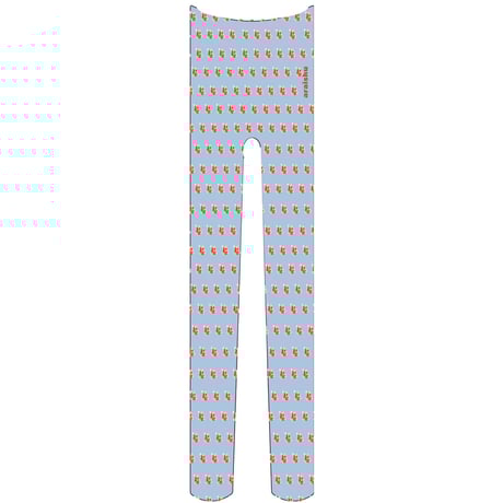 金魚　タイツ　小紋柄