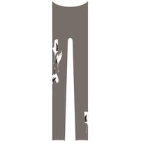 鶴 　レギンス　ワンポイント　鼠色