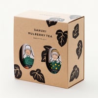ラッピングギフトボックス缶入りさぬきマルベリーティー【桑茶ティーバッグ・桑茶レモンティーバッグ、2本缶セット】