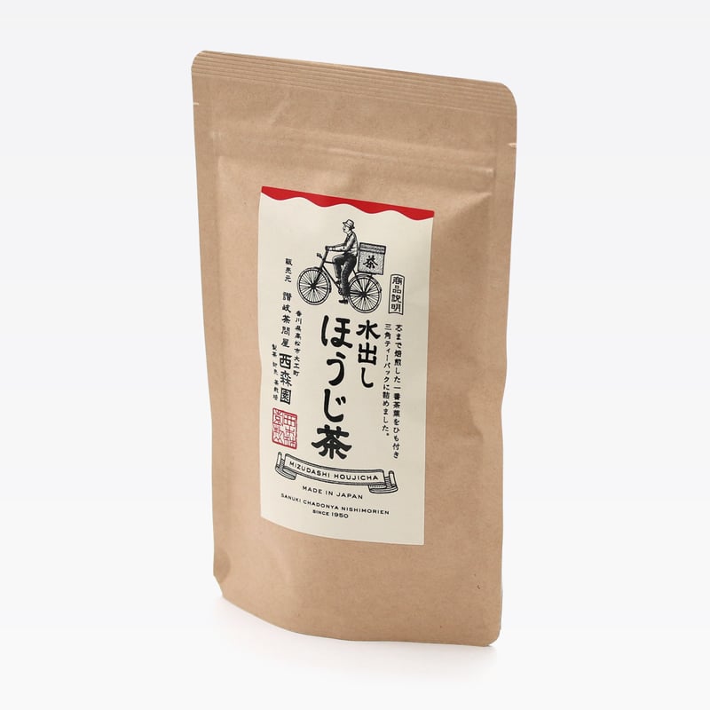 水出しほうじ茶 ローカフェインのお茶【ひも付き三角ティー