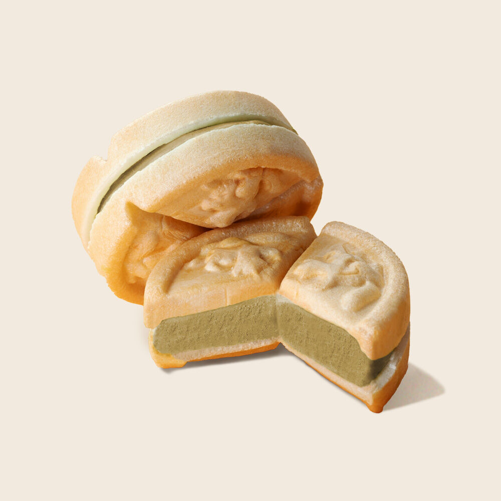 ラッピングギフトボックス入りほうじ茶愛す最中【12個セット】／冷凍便