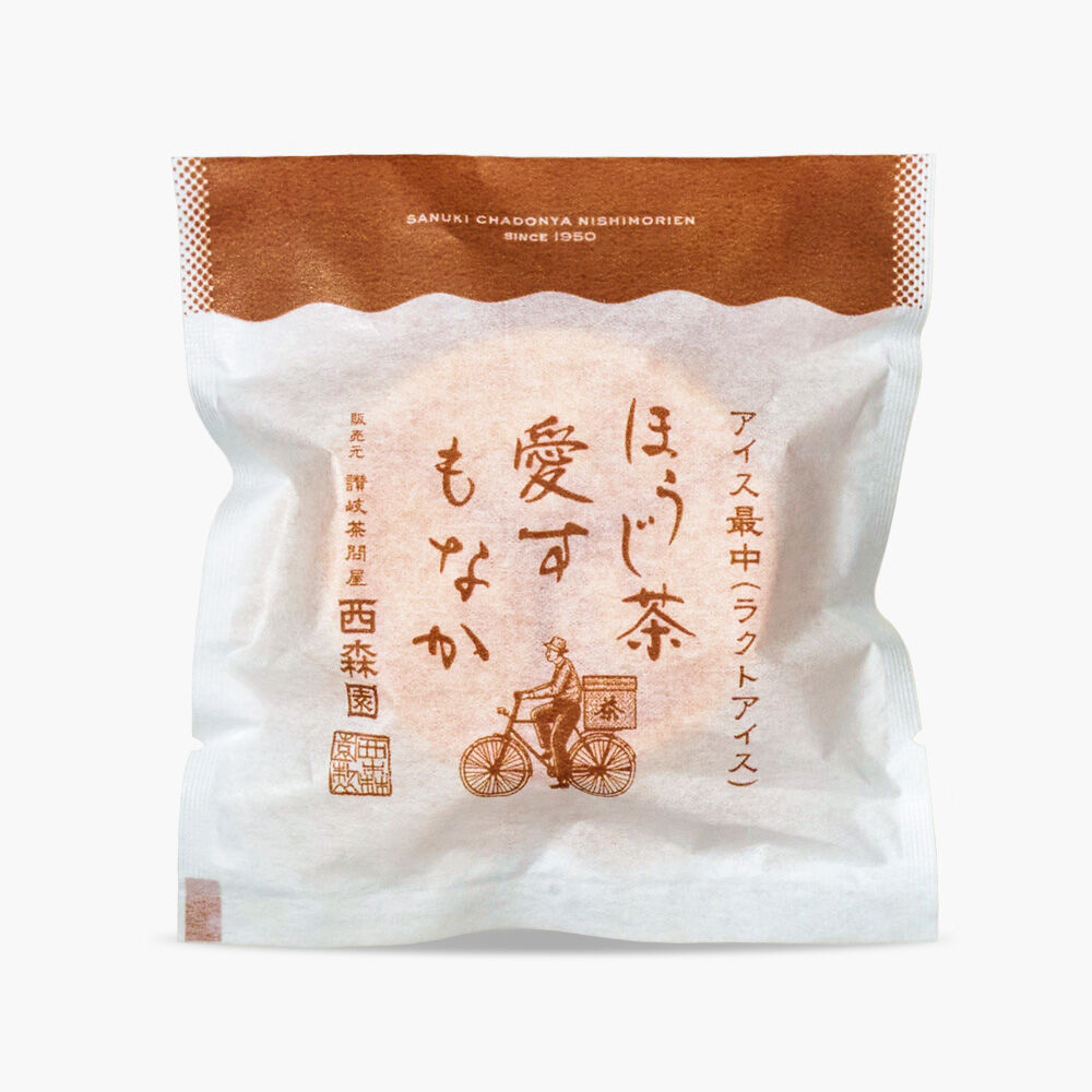 ラッピングギフトボックス入りほうじ茶愛す最中【12個セット】／冷凍便