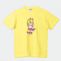 これから夏が来る！（イエロー）girlちゃんTシャツ  のコピー  のコピー