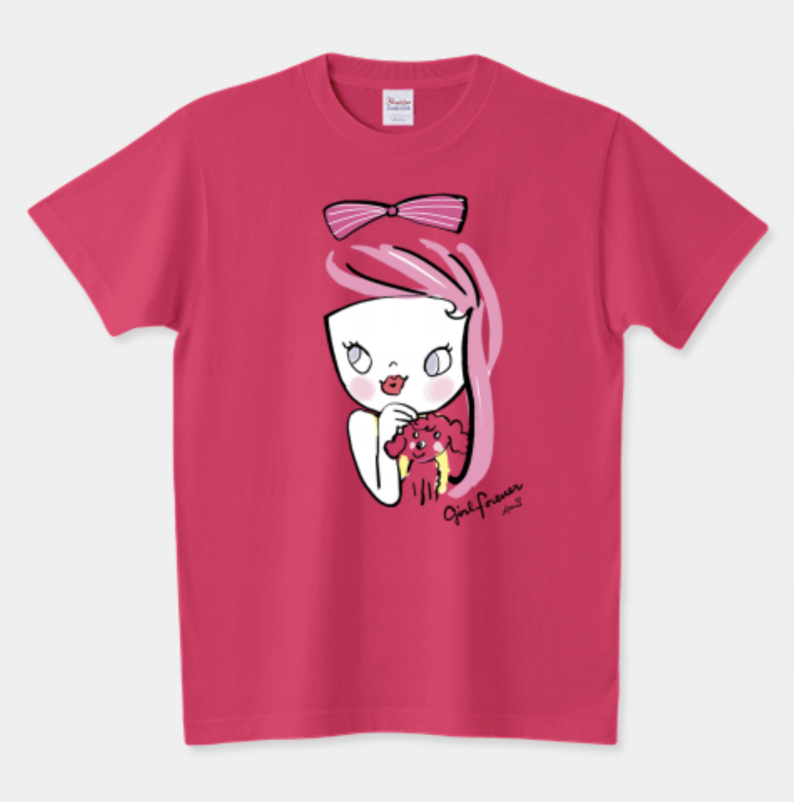 平成女児☆まじベリコラボロンTEE(ピンク) まじかるベリーベリー