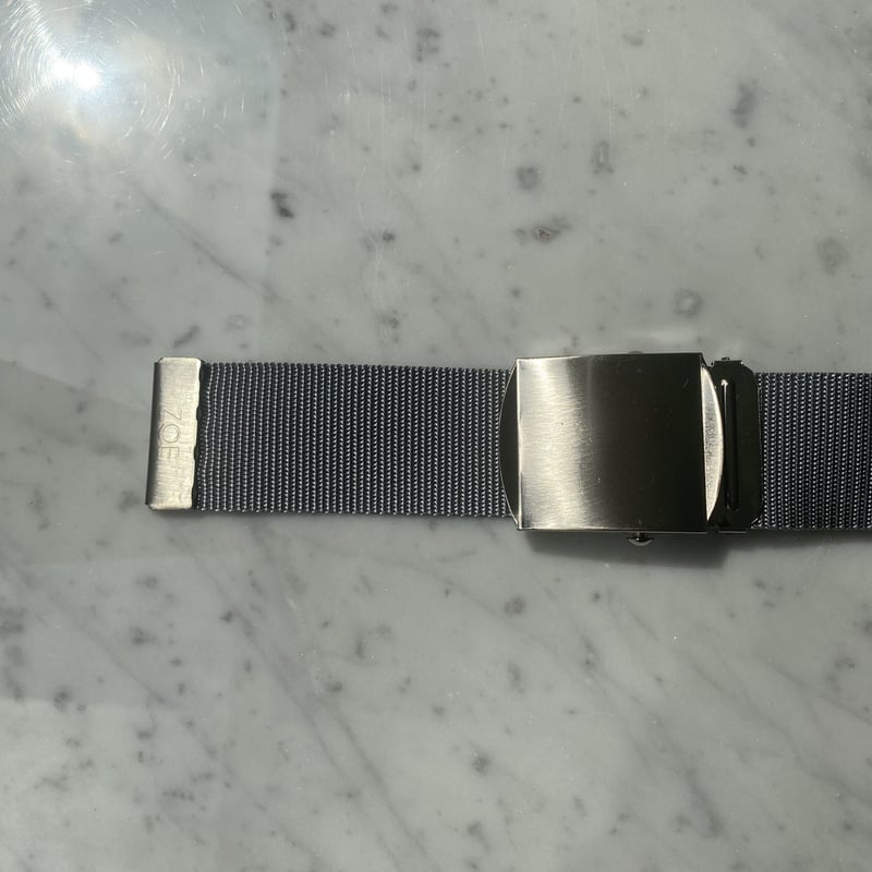 ZOE】Roller belt ベルト『silver × gray』-