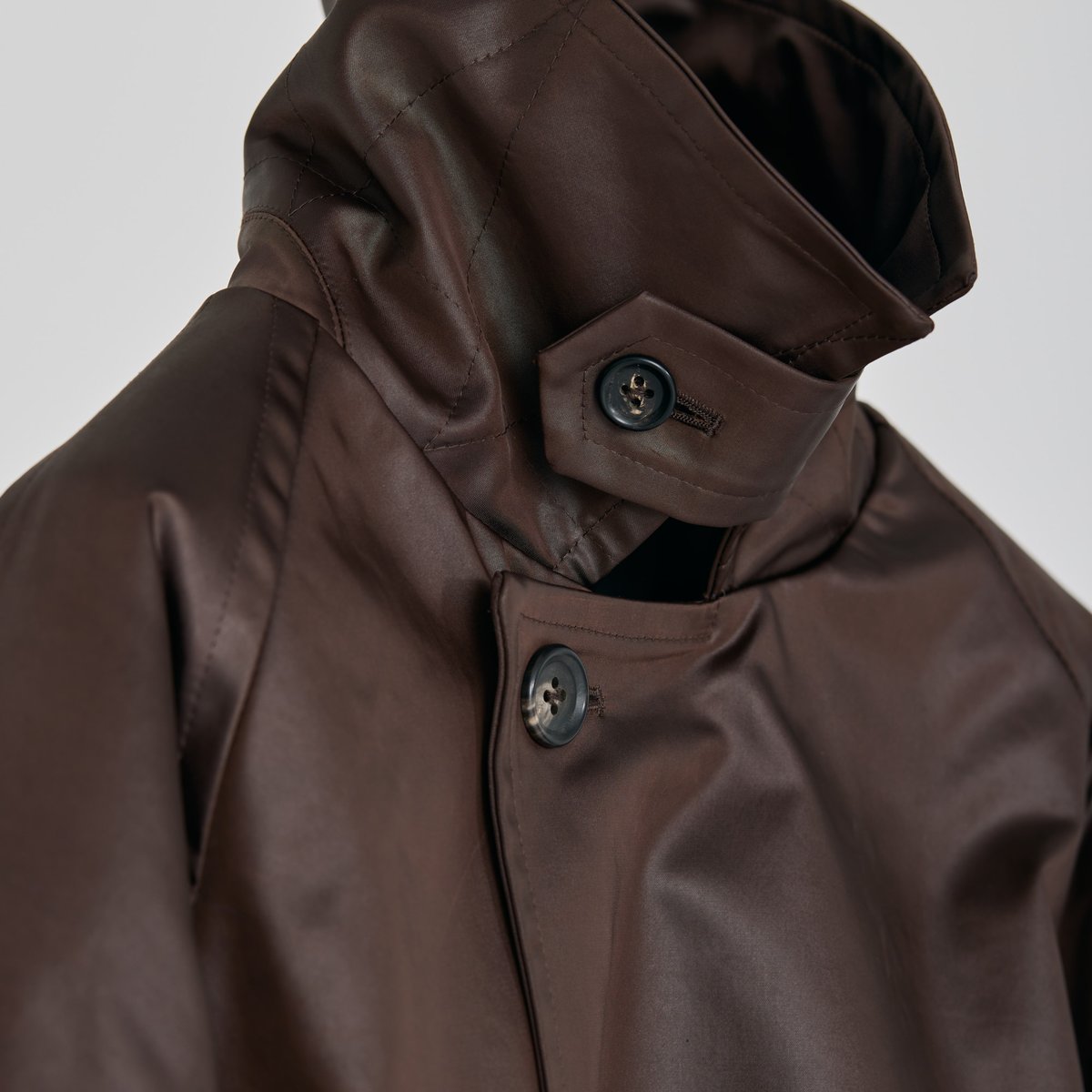 Liquid bomber coat / brown / 242ZOE-BZ01 | ZOE