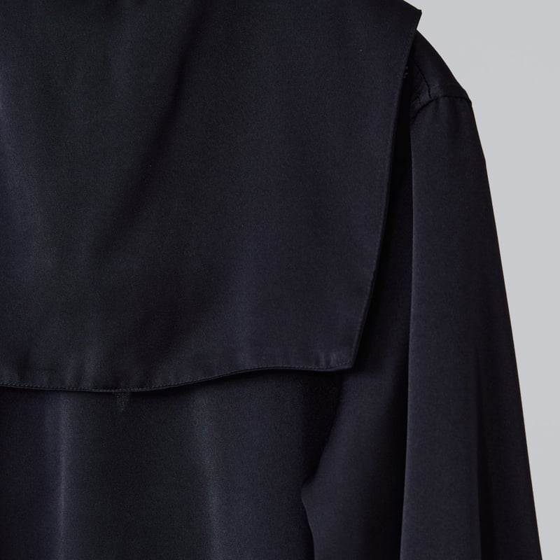 sailor collar shirt / black / 241ZOE-SH01 | ZOE