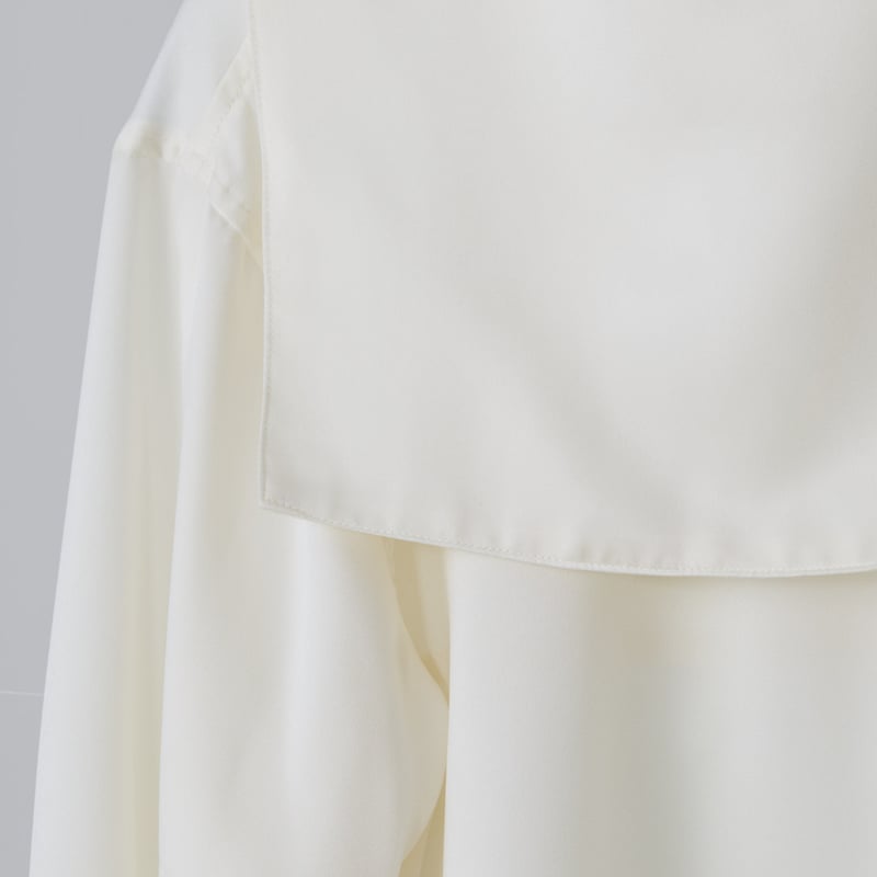 sailor collar shirt / white / 241ZOE-SH01 | ZOE