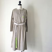 コットンワンピース&ロングベルト2点セット