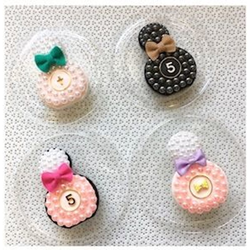 香水ボトル（丸型） | デコパーツ75