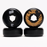 DEAD Wheels Team BLACK/ORANGE 56mm95a 4個セット