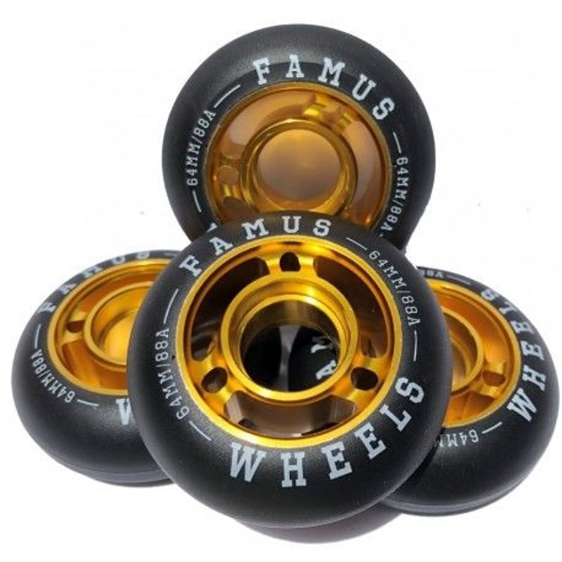 FAMUS Wheels Furious 64mm 88A 4個セット | SENARAMP（