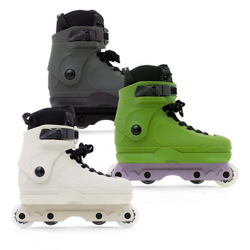 ボックスマガジン　アグレッシブインラインスケート ECHO VERVE AGGRESSIVE SKATES フルセットアップ アンチセッティング