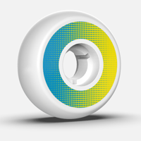 DEAD Wheels Team WHITE/GRADIENT 58mm88a 4個セット