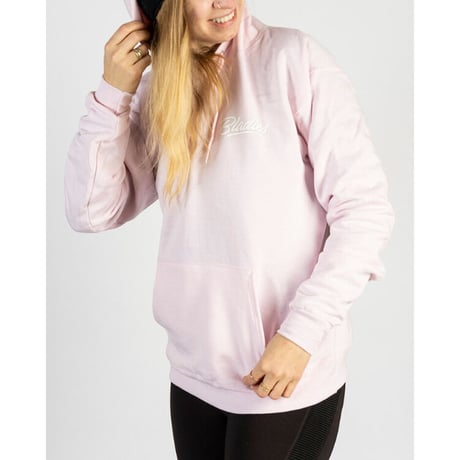 Bladies Pink Logo Hoodie