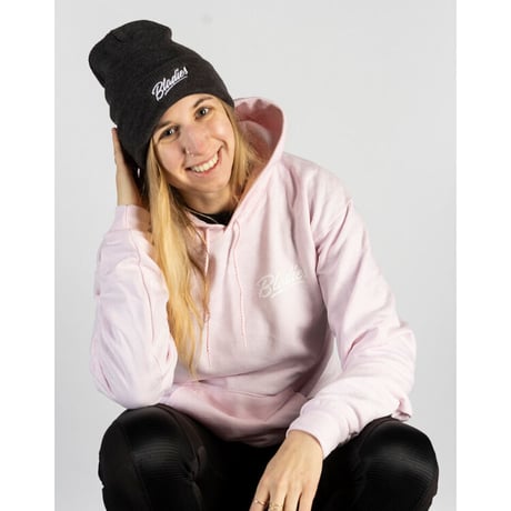 Bladies Pink Logo Hoodie