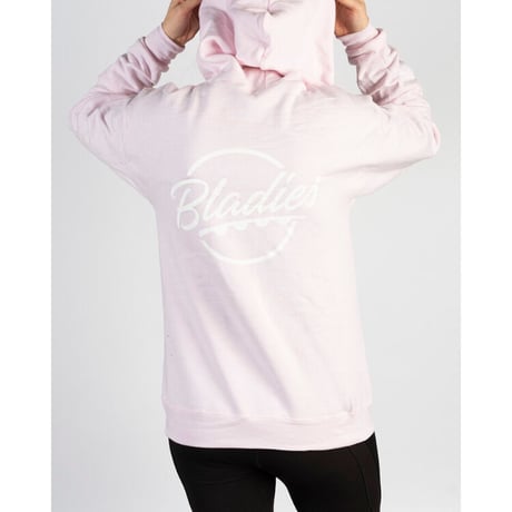 Bladies Pink Logo Hoodie