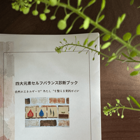 四大元素セルフバランスBOOK